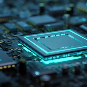 Main microchip on the motherboard