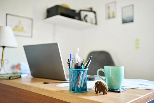 Simple home office setup
